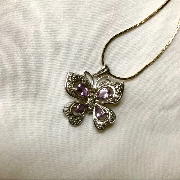 STERLING SILVER BUTTERFLY - Picture 4 of 4